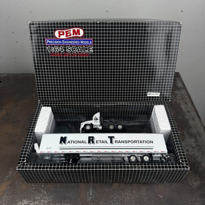 #ad #ad PEM National Retail Transportation 1 64 Diecast Truck amp; Pup Trailers M71002 $58.95