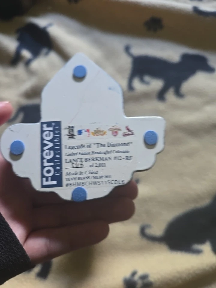 2011 World Series Champions Lance Berkman MVP Bobblehead St Louis Cardinals NIB - Image 4 of 4