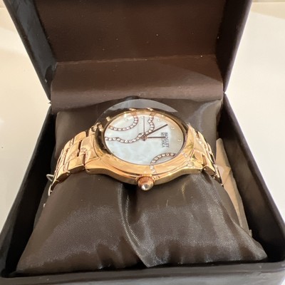 Badgley Mischka BA/1208MPRG Rose Gold-Tone Swarovski 
