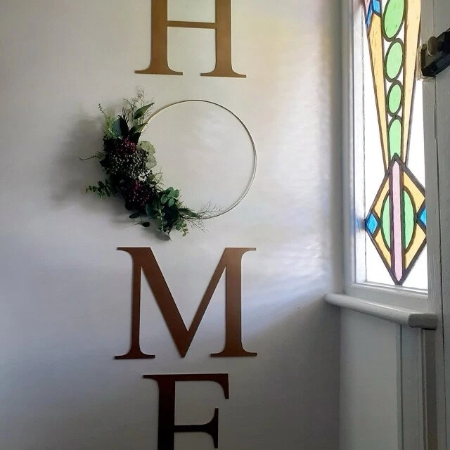 Rustic Distressed Gold Metal Classic Star 12” Home Decor & Garden Signs - Image 4 of 4