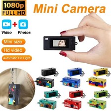 Mini Cámara Digital 1080p HD - Llavero Portátil Grabadora de Video con Pantalla