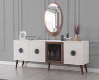 Moderne Esszimmer MöBel Designer Sideboard Luxus Spiegel 2Tlg Set Neu