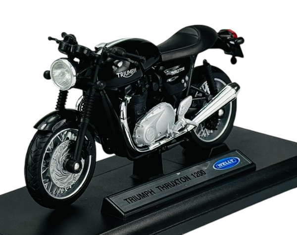 Welly Triumph Thruxton 1200 1:18 Die Cast Model Neu Im Kasten Motorrad 12842-image