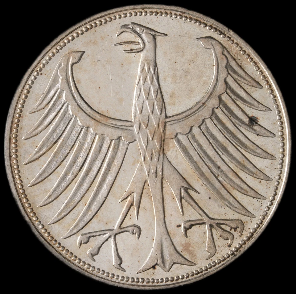 Alemania - 5 marcos - 1970 G - KM#112 - J Foto 2 de 3
