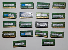 Lot of 90 8gb DDR4 2666 SODIMM Laptop Memory Various Brands TESTED
