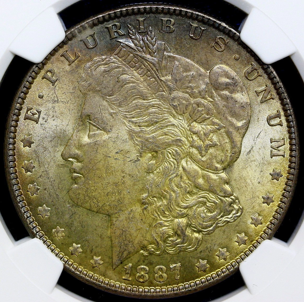 NGC 1887 Year Grade MS 64 Morgan US Dollars (1878-1921) for sale