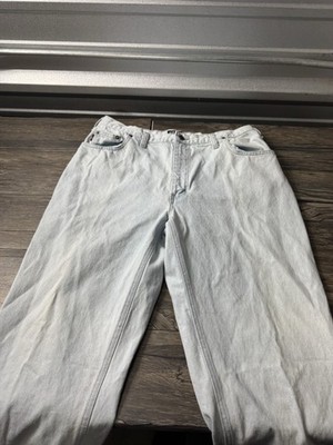 Vtg Gitano White Floral Jeans USA  80s 90s Rare Womens 34x31