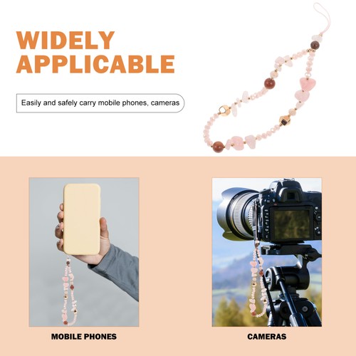 Handyriemen Fräulein Telefon Seil Lanyard Perlenbesetztes Handy-Schlüsselband - 第 9/12 張圖片