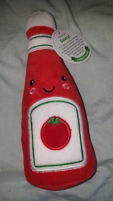 Softlings Feinschmecker, Tomatenketchup namens Saucy Plüschtier Kuscheltier 8 Zoll