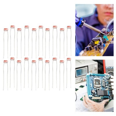 20 Pcs Variable Resistor Photoresistance Assorted Electronic Components