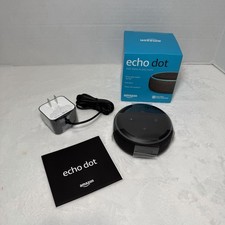 NEW Amazon Echo Dot 3rd Gen Alexa Smart Speaker - Charcoal Black Open Box
