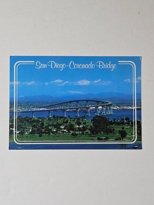San Diego Coronado Bridge Postcard