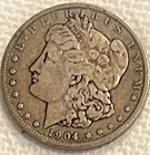 1904P Morgan She's been around the block but still a looker free shipping Sigma+