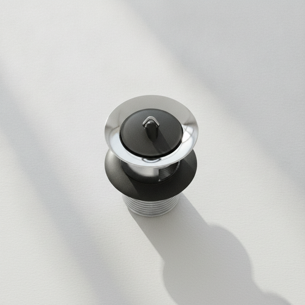 Kludi Wt-U.Bidet-Sifon Schaftventil G 1 1/4 O. Kettenhalter Chrom 1042705-00-image