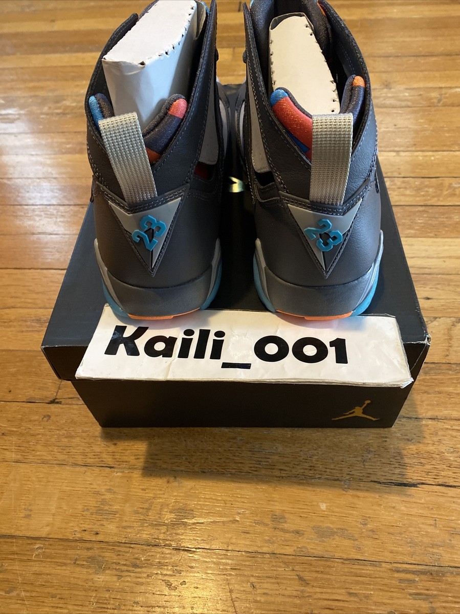 Nike Air Jordan 7 Retro 304775-016 Dark Grey TURQUOISE BLUE Total