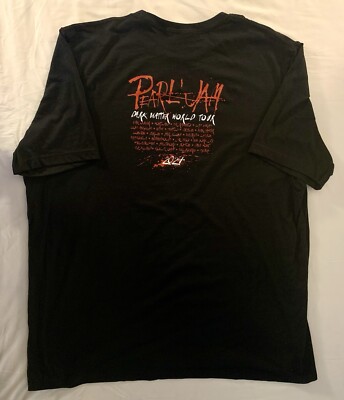 Pearl Jam Red Mosquito T-Shirt 3XL 2024 Dark Matter tour new | eBay