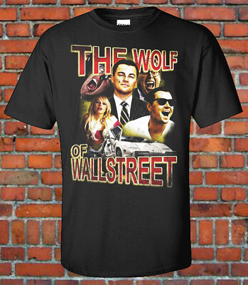 The Wolf WallStreet 90s Style Bootleg Vintage Rap Tee Movies