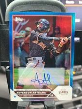 2023 Topps Pro Debut - Aeverson Arteaga - #PD-93 Blue Auto #d /150