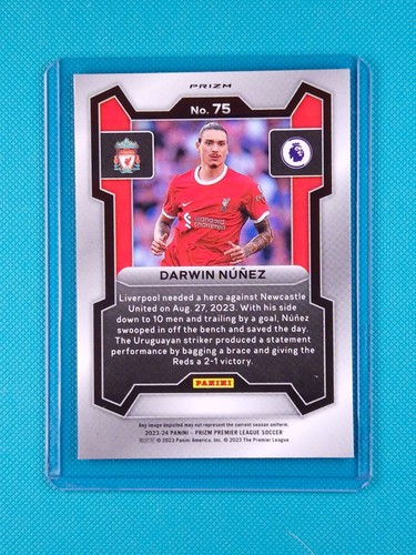 Panini Premier League Prizm 2023-24 Darwin Nunez Breakaway Prizm - 第 2/2 張圖片