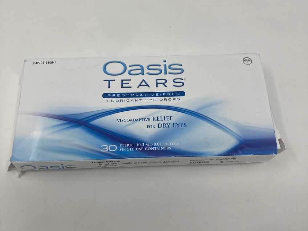 OASIS TEARS PF EYE DROPS FOR DRY EYE RELIEF 30 VIALS