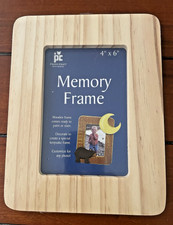 NewProvo Craft MEMORY WOODEN FRAME~NWT 4X6 Ready to Paint or Stain~DecorateWOOD