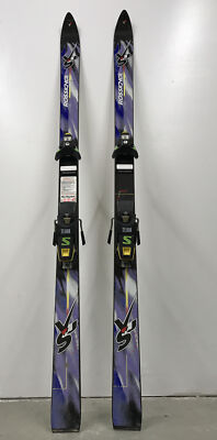 Vintage ROSSIGNOL VJS 170cm PURPLE & BLACK Skis With Marker
