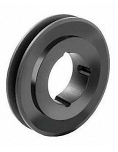 Poulie Trapézoïdale HA SPA 140 Mm à Double Roue - Alésage 20 Mm Avec Clavette 6 Mm - Pour Moteur électrique