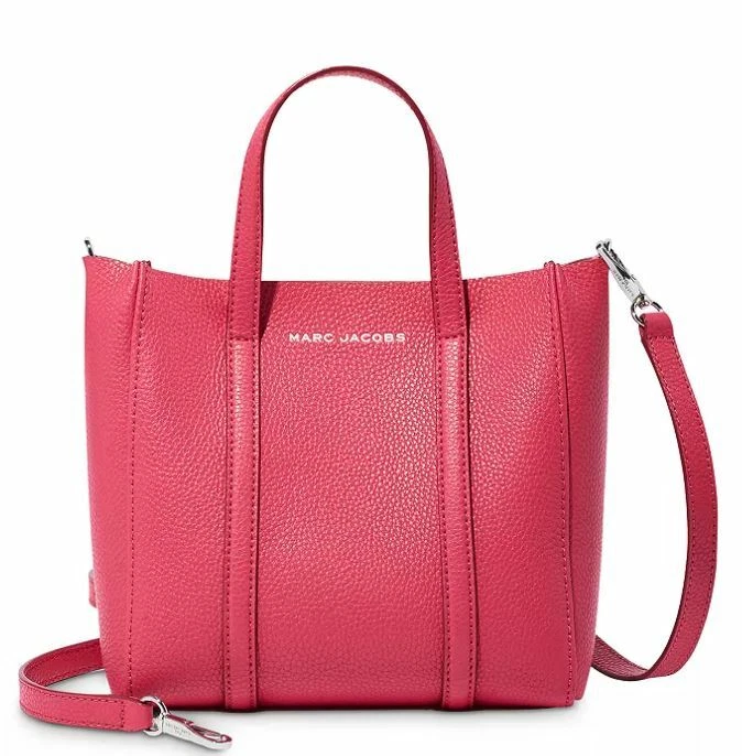 Marc Jacobs The Leather Mini Tote Bag in Red