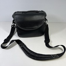 Samsonite Blk Padded Adjustable Strap Camera Bag Pockets Compartments