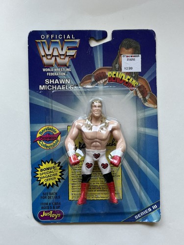 1996 WWF JustToys Shawn Michaels Bend-ems Wrestlin...