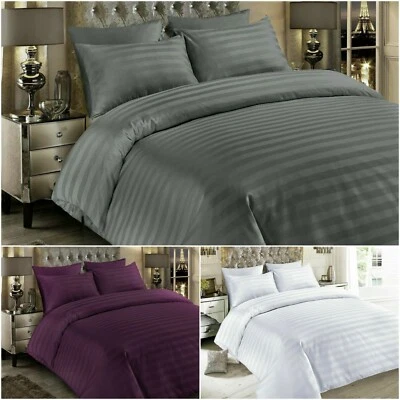 LUXURY 600TC DUVET COVER SET SOFT COMFORTABLE BEDDING DOUBLE SUPER KING SIZE