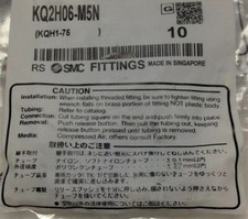 1 Bag / 10 Pack SMC KQ2H06-M5N Faucets Free Shipping New