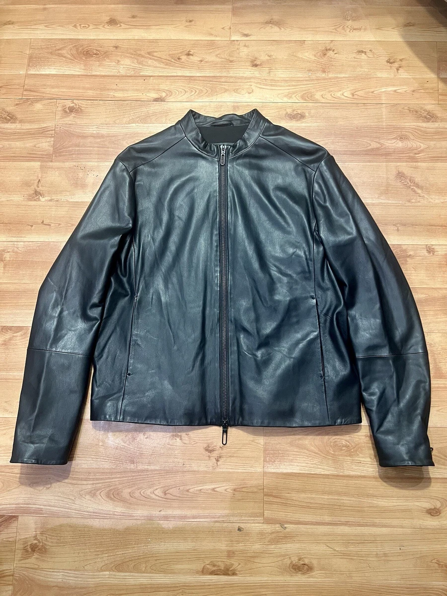 Emporio Armani Leather Outer Shell Jackets for Men for Sale | Shop
