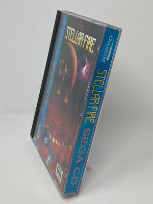 Stellar-Fire (Sega CD, 1993) Complete in Case - Damaged Case