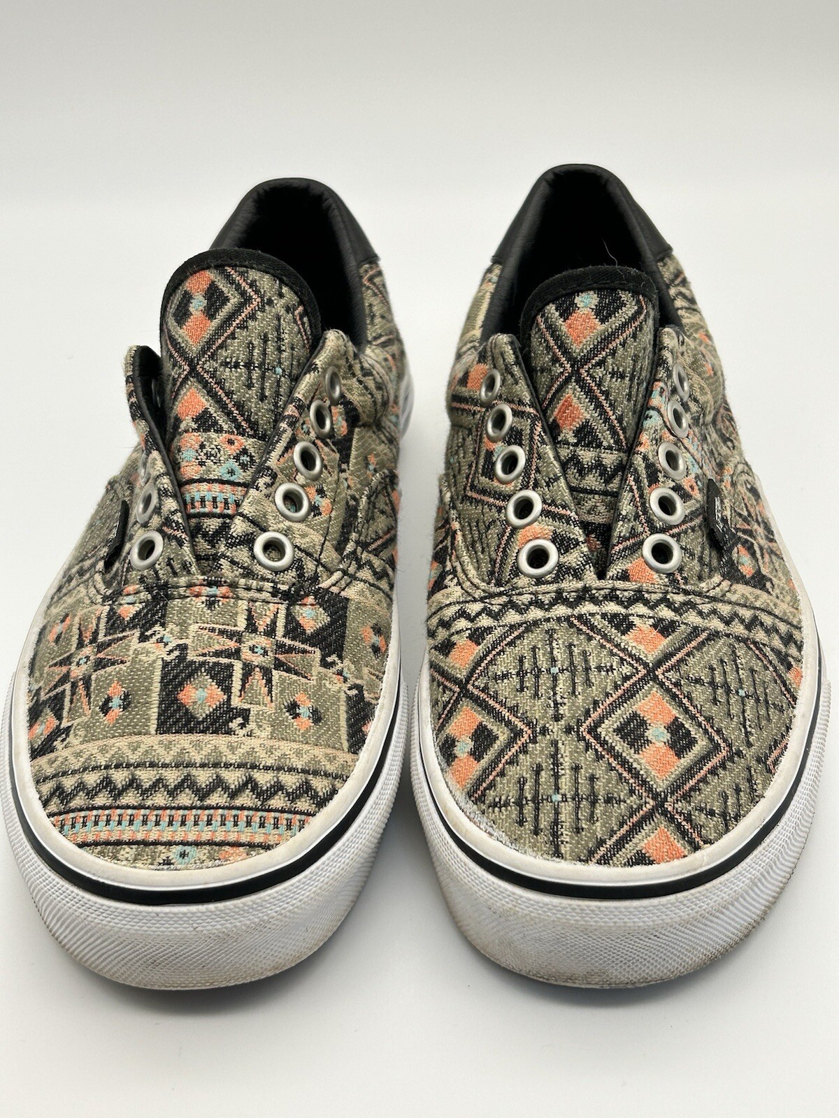 SAOLA Sneakers Vans southwest motivo azteco senza lacci basse unisex taglia 6 5M 8 0W