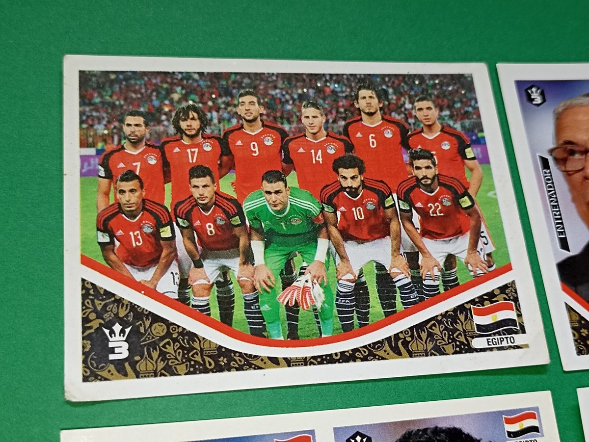 2018 3R Russia World Cup FIFA - E03 EGYPT SOCCER TEAM Full Sticker