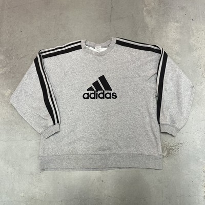 Vintage Adidas Crewneck Sweatshirt Adult XL Three stripe 90s Hip Hop | eBay