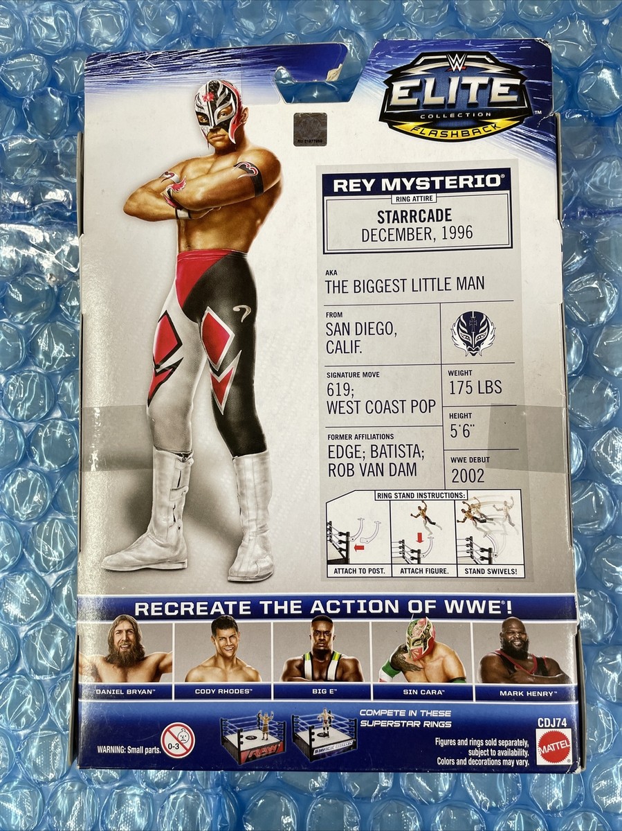 ●MR.RELIEF  Super Rare Amazon.com: WWE Rey Mysterio (Green) Knuckle Crunchers 6 Toy