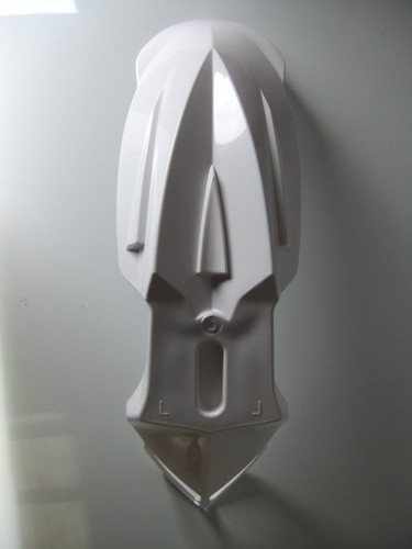 WHITE ACERBIS FRONT MUDGUARD SUPERMOTO ENDURO MOTOCROSS FENDER FOR YZF CRF RMZ - Picture 4 of 4