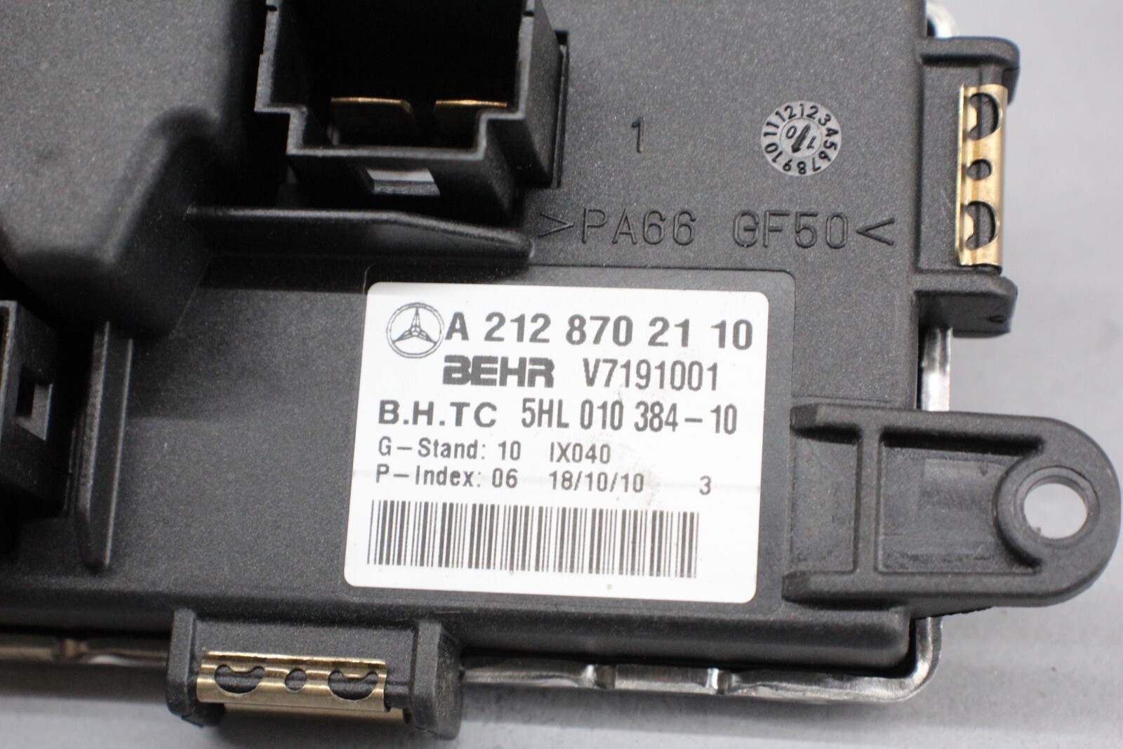 0814 Mercedes W204 C250 SL400 GLK350 AC Heater Fan Blower Motor