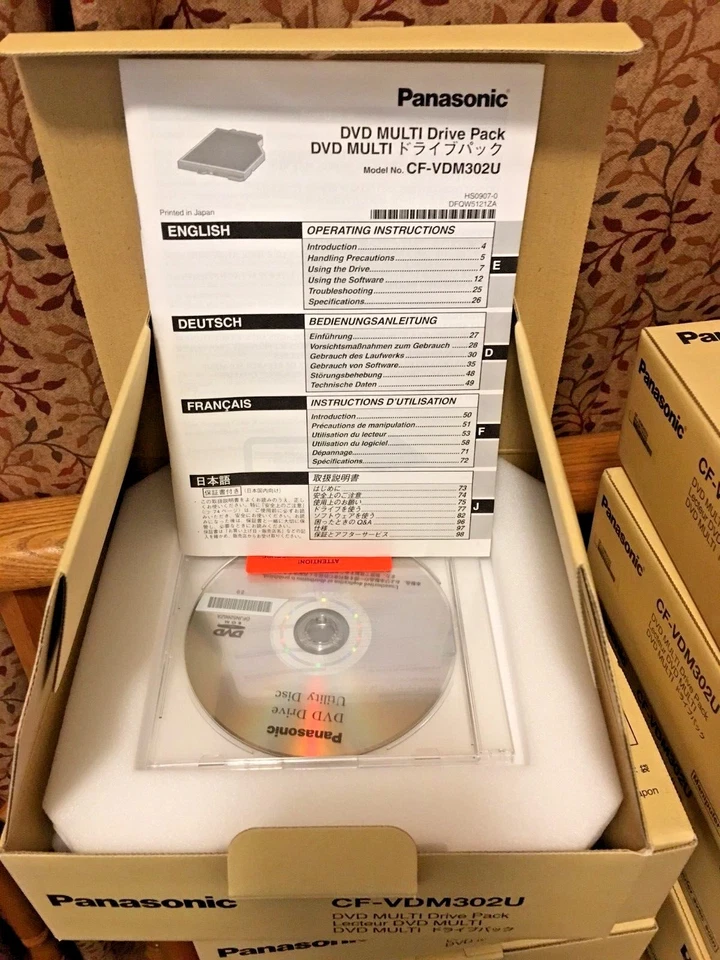 TOTALMENTE NUEVO Panasonic DVD MULTI Drive CF-VDM302U - DVD-RW / DVD-RAM Drive Para CF30 Foto 3 de 4