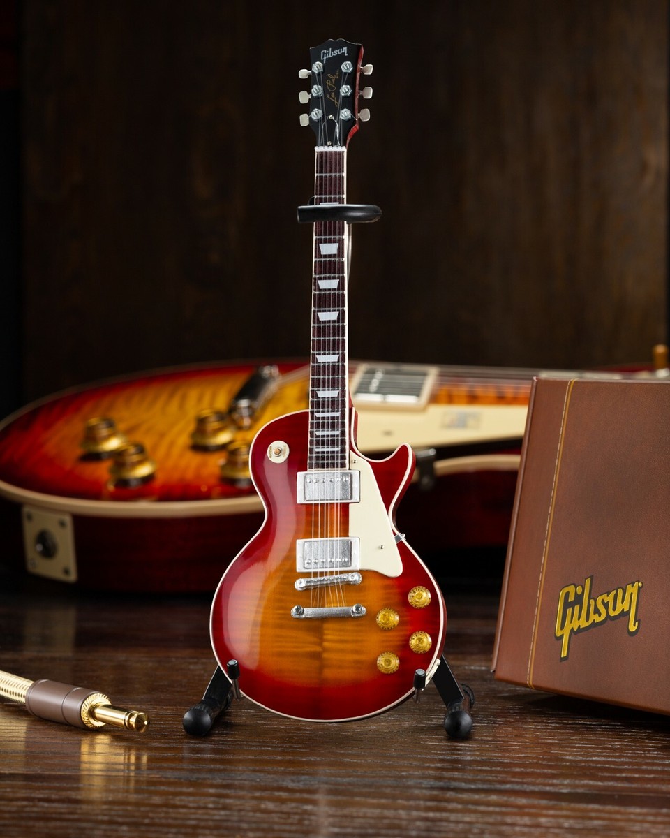 Jimmy Page Gibson '59 Les Paul Standard Cherry Sunburst Guitar 1:4