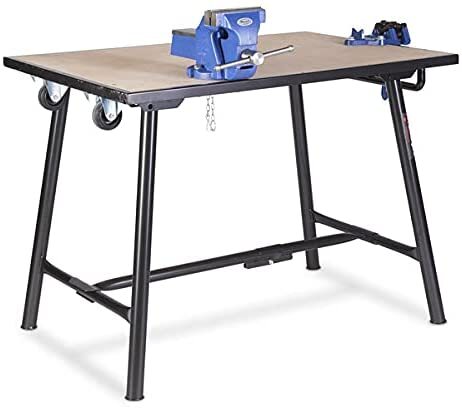 Armorgard - Tuffbench + Folding Workbench c/w A Handle and Wheels