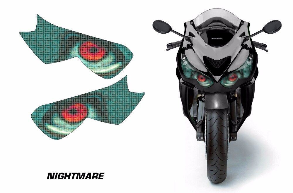 Headlight Eye Graphics Kit Decal Cover For Kawasaki Ninja ZX14R