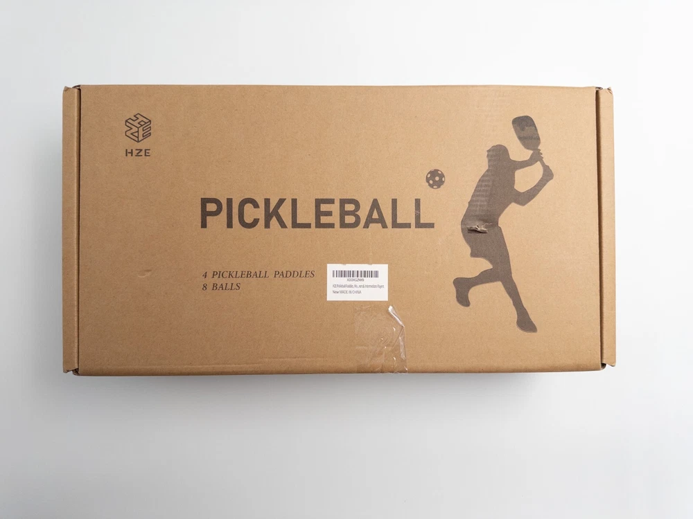 Pickleball Paddle Set 4 Pickle Ball Equipment 4 Paddles 8 Balls 1 Bag Pickleball Paddle Set 4 Pickle Ball Equipment 4 Paddles 8 Balls 1 Bag