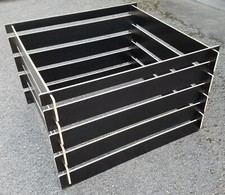 Komposter Holzkomposter Kompostbehälter Steckkomposter 100 x 65 x 100 cm