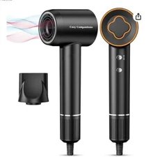 Cosy Hair Dryer 150000 RPM High-Speed Brushless Motor Ionic Blow Dryer -1 Nozzle