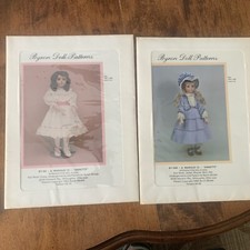 Vintage Byron Doll Dress Patterns Lot Of 2 Uncut 18 1/2 Inch Doll