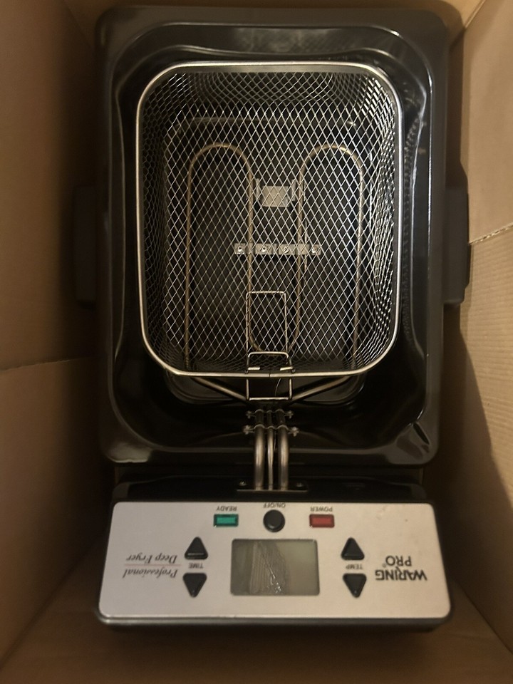 Waring Pro Professional 3 Basket Deep Fryer 4 Qt Digital DF280