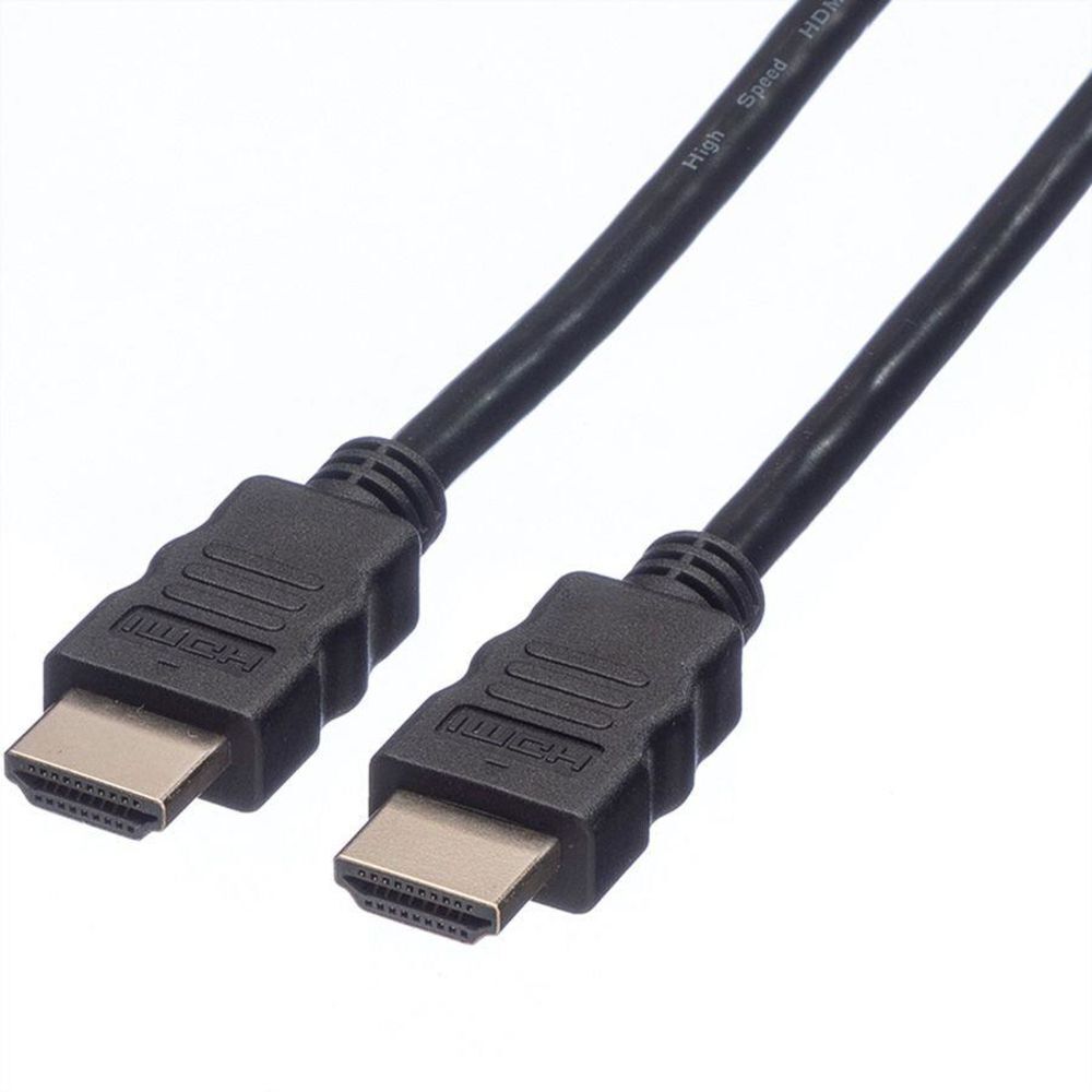 ROLINE #11.04.5544 Высокоскоростной кабель HDMI mit Ethernet 7,5м schwarz ST/ST